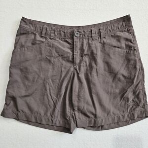 The North Face Womens Shorts Nylon Hiking Walking Outdoors‎ Gray Size 8 Pockets